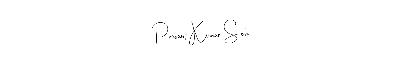 Make a beautiful signature design for name Prasant Kumar Sah. With this signature (Andilay-7BmLP) style, you can create a handwritten signature for free. Prasant Kumar Sah signature style 4 images and pictures png