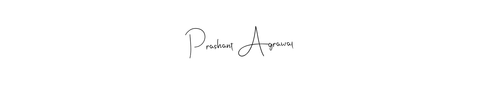 Make a beautiful signature design for name Prashant Agrawal. With this signature (Andilay-7BmLP) style, you can create a handwritten signature for free. Prashant Agrawal signature style 4 images and pictures png