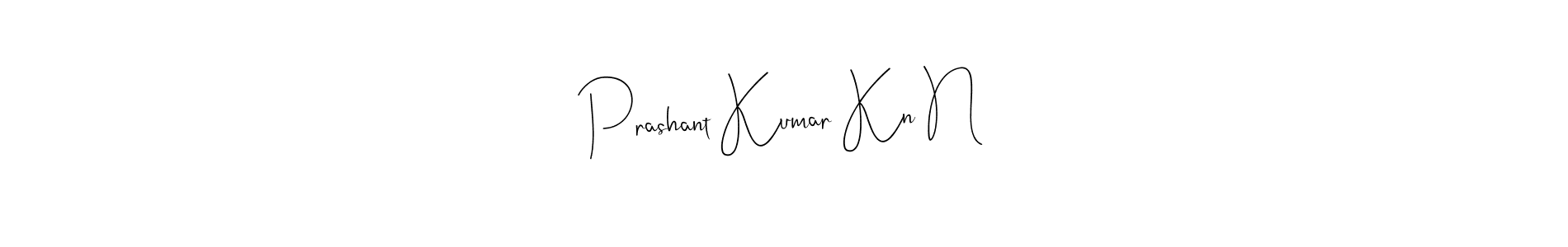 Prashant Kumar Kn N stylish signature style. Best Handwritten Sign (Andilay-7BmLP) for my name. Handwritten Signature Collection Ideas for my name Prashant Kumar Kn N. Prashant Kumar Kn N signature style 4 images and pictures png