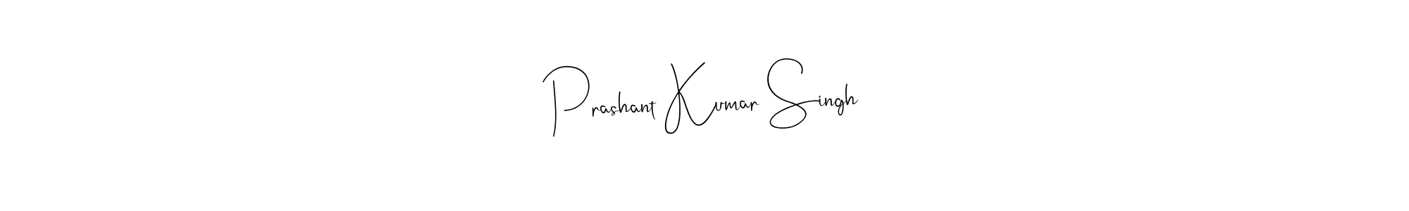 Design your own signature with our free online signature maker. With this signature software, you can create a handwritten (Andilay-7BmLP) signature for name Prashant Kumar Singh. Prashant Kumar Singh signature style 4 images and pictures png