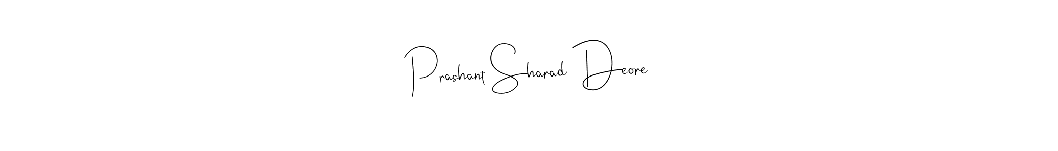Prashant Sharad Deore stylish signature style. Best Handwritten Sign (Andilay-7BmLP) for my name. Handwritten Signature Collection Ideas for my name Prashant Sharad Deore. Prashant Sharad Deore signature style 4 images and pictures png