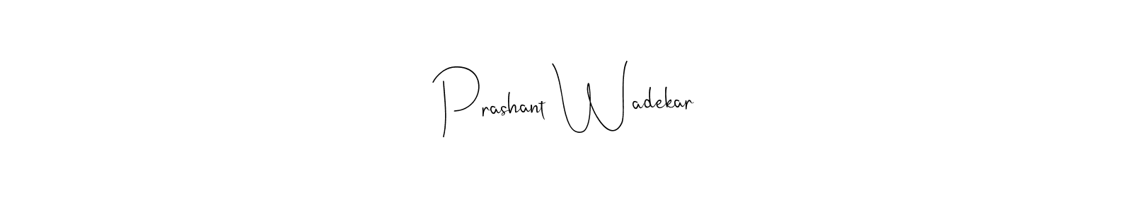 Make a beautiful signature design for name Prashant Wadekar. Use this online signature maker to create a handwritten signature for free. Prashant Wadekar signature style 4 images and pictures png