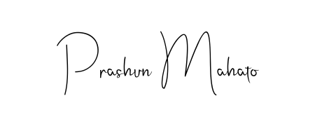 See photos of Prashun Mahato official signature. Check more albums & portfolios. Read reviews & check more about Andilay-7BmLP font. Prashun Mahato signature style 4 images and pictures png