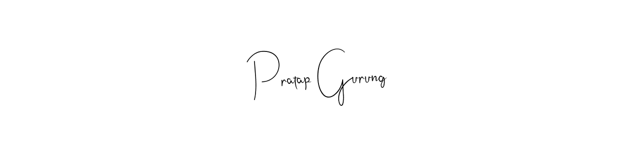 The best way (Andilay-7BmLP) to make a short signature is to pick only two or three words in your name. The name Pratap Gurung include a total of six letters. For converting this name. Pratap Gurung signature style 4 images and pictures png