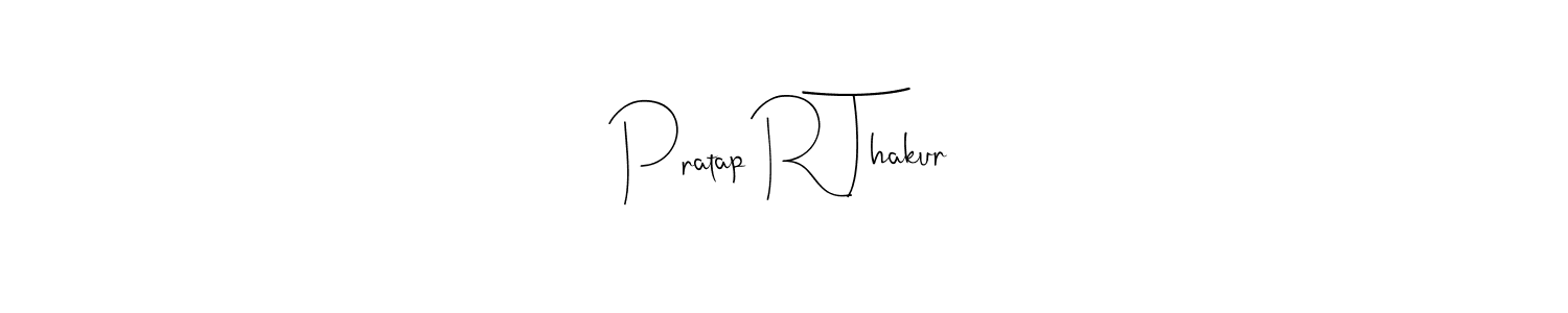 Also You can easily find your signature by using the search form. We will create Pratap R Thakur name handwritten signature images for you free of cost using Andilay-7BmLP sign style. Pratap R Thakur signature style 4 images and pictures png