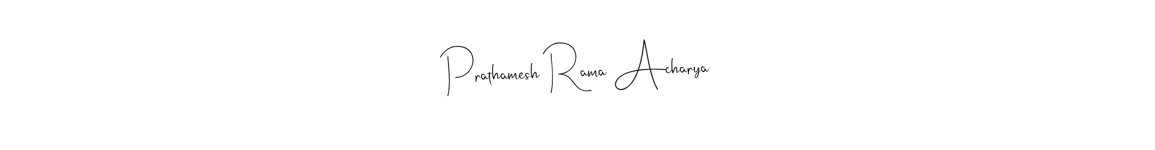 Also we have Prathamesh Rama Acharya name is the best signature style. Create professional handwritten signature collection using Andilay-7BmLP autograph style. Prathamesh Rama Acharya signature style 4 images and pictures png