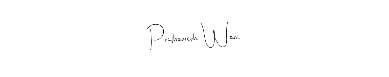 You can use this online signature creator to create a handwritten signature for the name Prathamesh Wani. This is the best online autograph maker. Prathamesh Wani signature style 4 images and pictures png