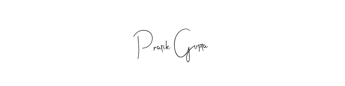 Pratik Gupta stylish signature style. Best Handwritten Sign (Andilay-7BmLP) for my name. Handwritten Signature Collection Ideas for my name Pratik Gupta. Pratik Gupta signature style 4 images and pictures png