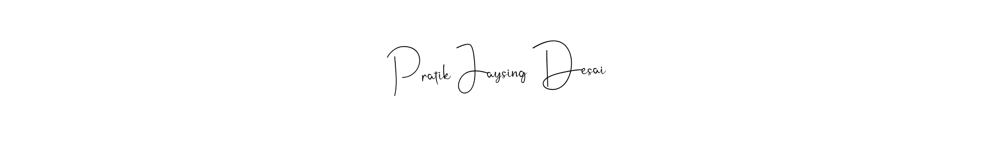 The best way (Andilay-7BmLP) to make a short signature is to pick only two or three words in your name. The name Pratik Jaysing Desai include a total of six letters. For converting this name. Pratik Jaysing Desai signature style 4 images and pictures png