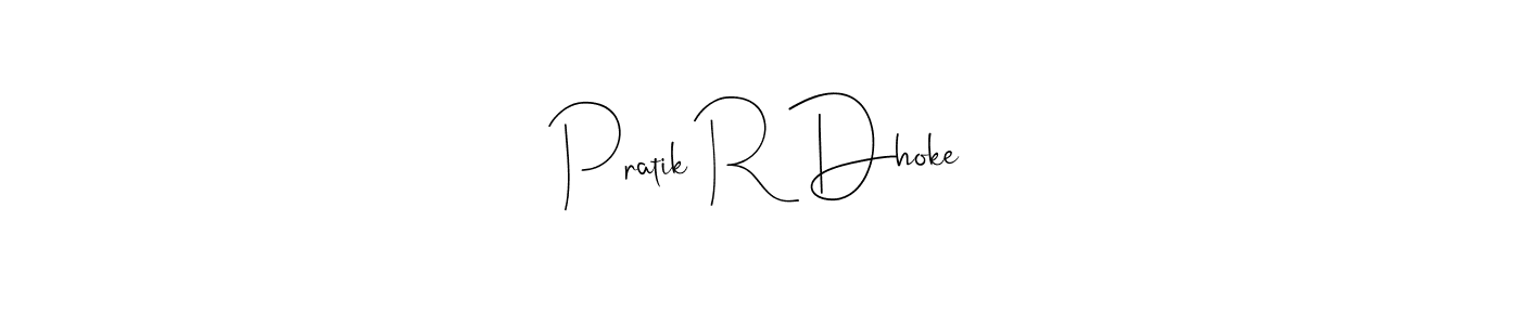 Here are the top 10 professional signature styles for the name Pratik R Dhoke. These are the best autograph styles you can use for your name. Pratik R Dhoke signature style 4 images and pictures png