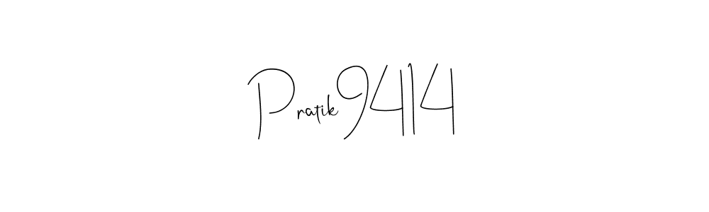 The best way (Andilay-7BmLP) to make a short signature is to pick only two or three words in your name. The name Pratik9414 include a total of six letters. For converting this name. Pratik9414 signature style 4 images and pictures png