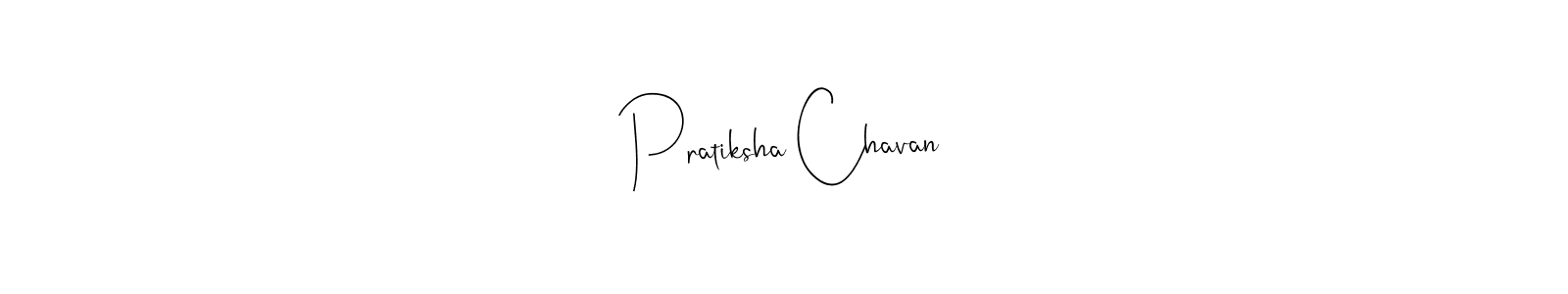 Pratiksha Chavan stylish signature style. Best Handwritten Sign (Andilay-7BmLP) for my name. Handwritten Signature Collection Ideas for my name Pratiksha Chavan. Pratiksha Chavan signature style 4 images and pictures png