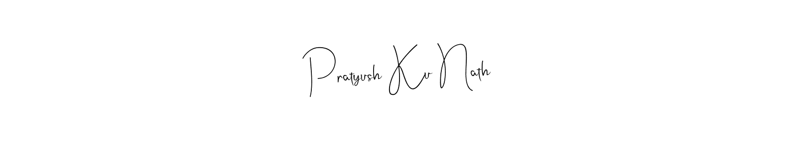 Andilay-7BmLP is a professional signature style that is perfect for those who want to add a touch of class to their signature. It is also a great choice for those who want to make their signature more unique. Get Pratyush Ku Nath name to fancy signature for free. Pratyush Ku Nath signature style 4 images and pictures png