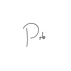 Make a beautiful signature design for name Prb. With this signature (Andilay-7BmLP) style, you can create a handwritten signature for free. Prb signature style 4 images and pictures png