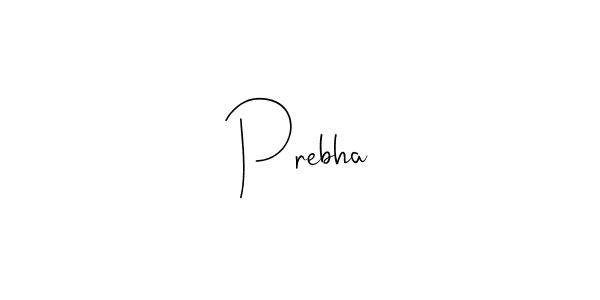 You should practise on your own different ways (Andilay-7BmLP) to write your name (Prebha) in signature. don't let someone else do it for you. Prebha signature style 4 images and pictures png