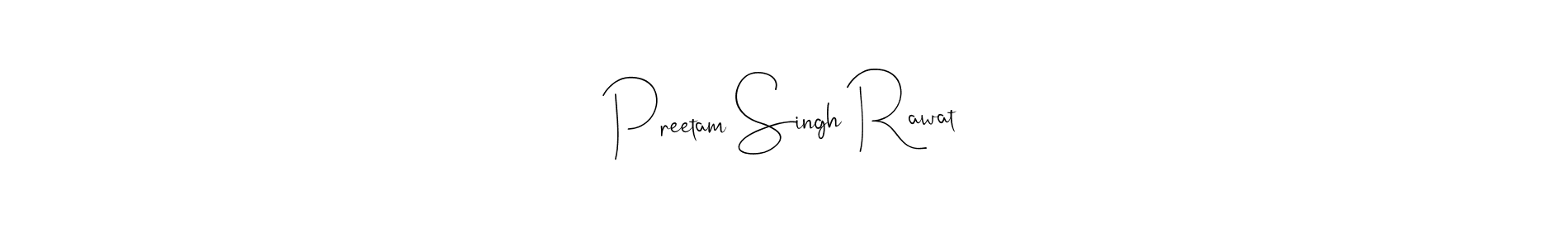 Make a beautiful signature design for name Preetam Singh Rawat. With this signature (Andilay-7BmLP) style, you can create a handwritten signature for free. Preetam Singh Rawat signature style 4 images and pictures png