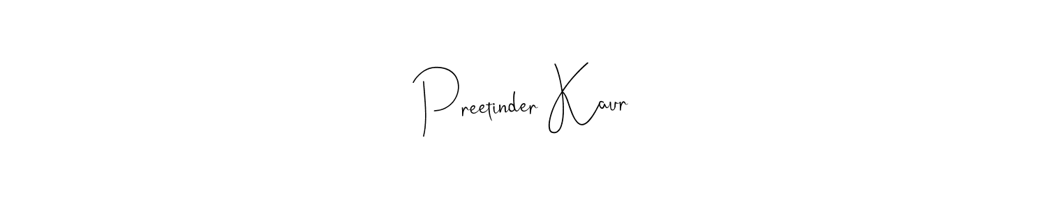 It looks lik you need a new signature style for name Preetinder Kaur. Design unique handwritten (Andilay-7BmLP) signature with our free signature maker in just a few clicks. Preetinder Kaur signature style 4 images and pictures png