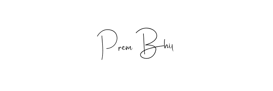 Best and Professional Signature Style for Prem Bhil. Andilay-7BmLP Best Signature Style Collection. Prem Bhil signature style 4 images and pictures png