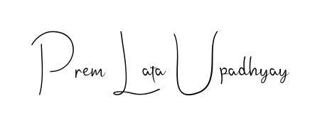 Create a personalized artistic stamp with Prem Lata Upadhyay in Andilay-7BmLP font. Perfect for visual artists, designers, and influencers. Prem Lata Upadhyay signature style 4 images and pictures png