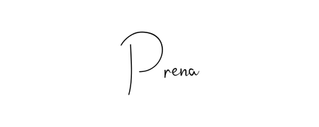 Use a signature maker to create a handwritten signature online. With this signature software, you can design (Andilay-7BmLP) your own signature for name Prena. Prena signature style 4 images and pictures png