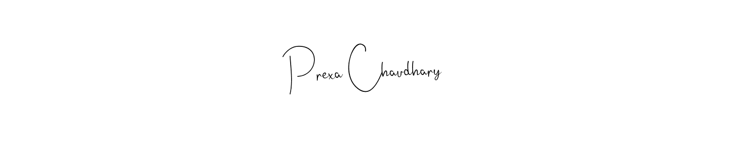 The best way (Andilay-7BmLP) to make a short signature is to pick only two or three words in your name. The name Prexa Chaudhary include a total of six letters. For converting this name. Prexa Chaudhary signature style 4 images and pictures png