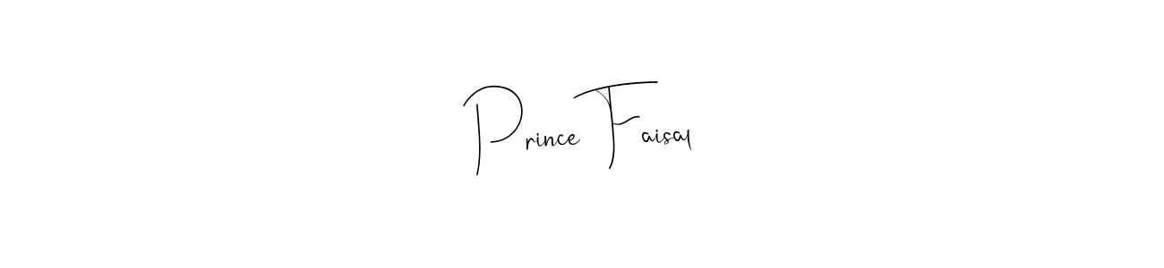 Use a signature maker to create a handwritten signature online. With this signature software, you can design (Andilay-7BmLP) your own signature for name Prince Faisal. Prince Faisal signature style 4 images and pictures png