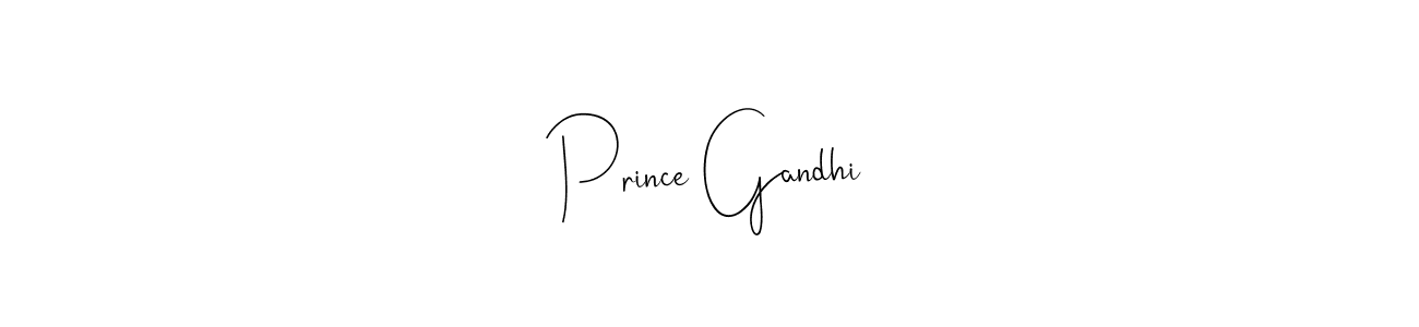 How to make Prince Gandhi signature? Andilay-7BmLP is a professional autograph style. Create handwritten signature for Prince Gandhi name. Prince Gandhi signature style 4 images and pictures png