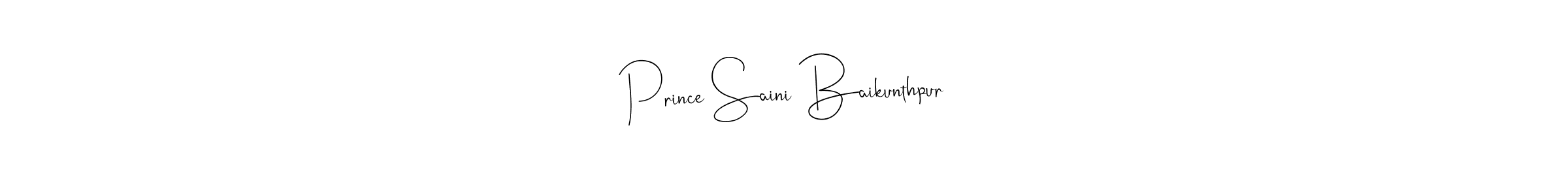 Here are the top 10 professional signature styles for the name Prince Saini Baikunthpur. These are the best autograph styles you can use for your name. Prince Saini Baikunthpur signature style 4 images and pictures png