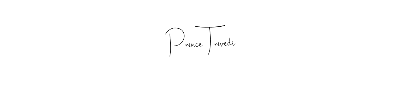 Also we have Prince Trivedi name is the best signature style. Create professional handwritten signature collection using Andilay-7BmLP autograph style. Prince Trivedi signature style 4 images and pictures png