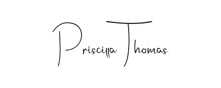 Style your name Priscilla Thomas with confidence using Andilay-7BmLP signature design. Simple, elegant, and ready for immediate document use. Priscilla Thomas signature style 4 images and pictures png