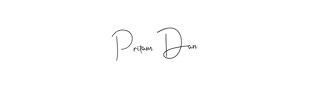 Make a beautiful signature design for name Pritam Dan. With this signature (Andilay-7BmLP) style, you can create a handwritten signature for free. Pritam Dan signature style 4 images and pictures png