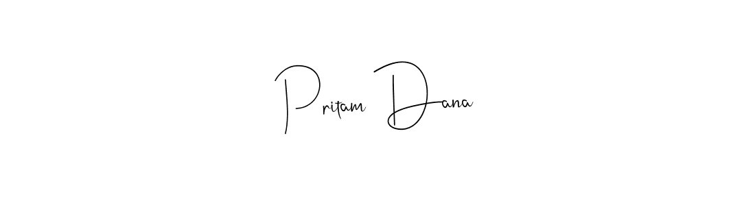 Make a beautiful signature design for name Pritam Dana. Use this online signature maker to create a handwritten signature for free. Pritam Dana signature style 4 images and pictures png