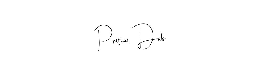 How to Draw Pritam Deb signature style? Andilay-7BmLP is a latest design signature styles for name Pritam Deb. Pritam Deb signature style 4 images and pictures png