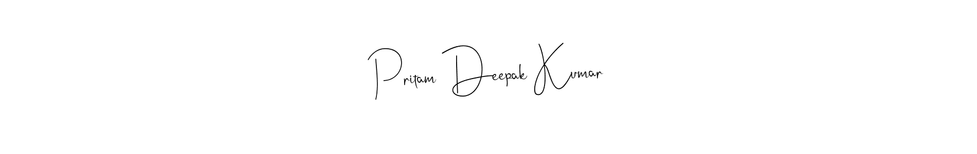 You can use this online signature creator to create a handwritten signature for the name Pritam Deepak Kumar. This is the best online autograph maker. Pritam Deepak Kumar signature style 4 images and pictures png