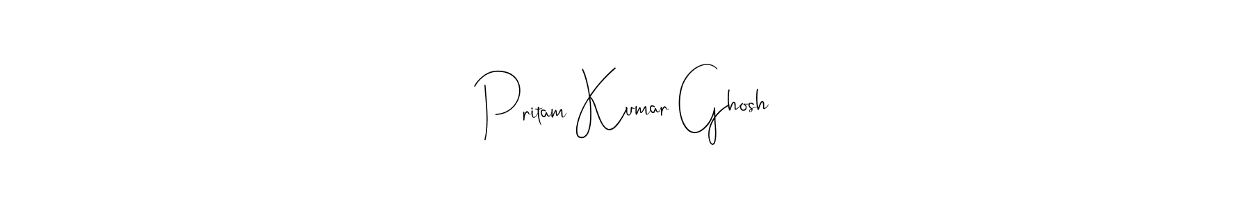 Make a beautiful signature design for name Pritam Kumar Ghosh. Use this online signature maker to create a handwritten signature for free. Pritam Kumar Ghosh signature style 4 images and pictures png