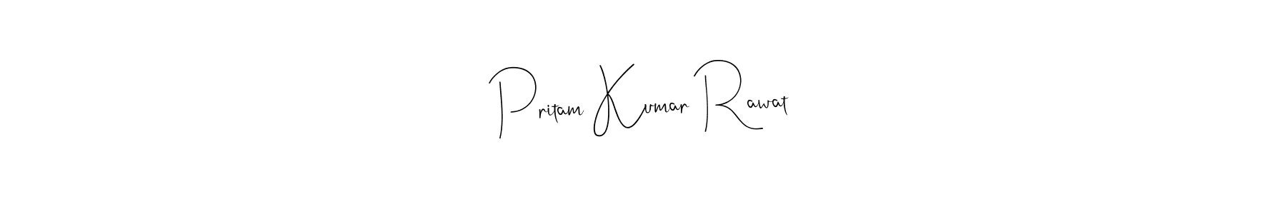Use a signature maker to create a handwritten signature online. With this signature software, you can design (Andilay-7BmLP) your own signature for name Pritam Kumar Rawat. Pritam Kumar Rawat signature style 4 images and pictures png