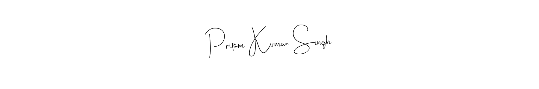 It looks lik you need a new signature style for name Pritam Kumar Singh. Design unique handwritten (Andilay-7BmLP) signature with our free signature maker in just a few clicks. Pritam Kumar Singh signature style 4 images and pictures png