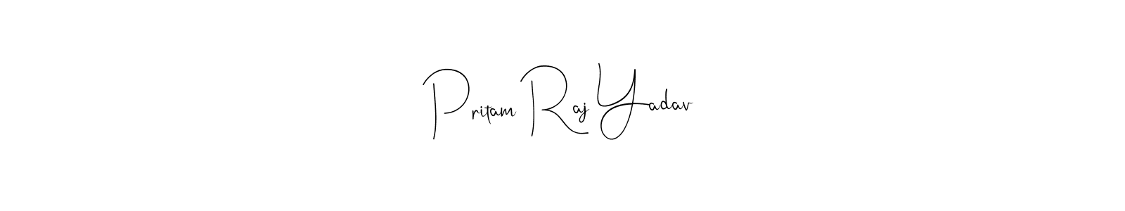 You can use this online signature creator to create a handwritten signature for the name Pritam Raj Yadav. This is the best online autograph maker. Pritam Raj Yadav signature style 4 images and pictures png