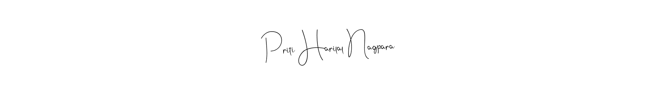 Once you've used our free online signature maker to create your best signature Andilay-7BmLP style, it's time to enjoy all of the benefits that Priti Harilal Nagpara name signing documents. Priti Harilal Nagpara signature style 4 images and pictures png