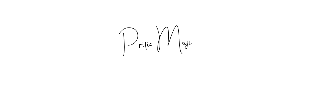 How to make Pritis Maji signature? Andilay-7BmLP is a professional autograph style. Create handwritten signature for Pritis Maji name. Pritis Maji signature style 4 images and pictures png