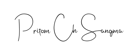 Practice writing Pritom Ch Sangma with the flow of Andilay-7BmLP lettering. A fantastic source of inspiration for developing your personal signature style. Pritom Ch Sangma signature style 4 images and pictures png