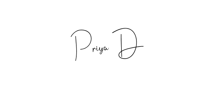 This is the best signature style for the Priya D name. Also you like these signature font (Andilay-7BmLP). Mix name signature. Priya D signature style 4 images and pictures png