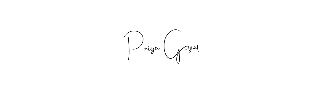 How to make Priya Goyal signature? Andilay-7BmLP is a professional autograph style. Create handwritten signature for Priya Goyal name. Priya Goyal signature style 4 images and pictures png