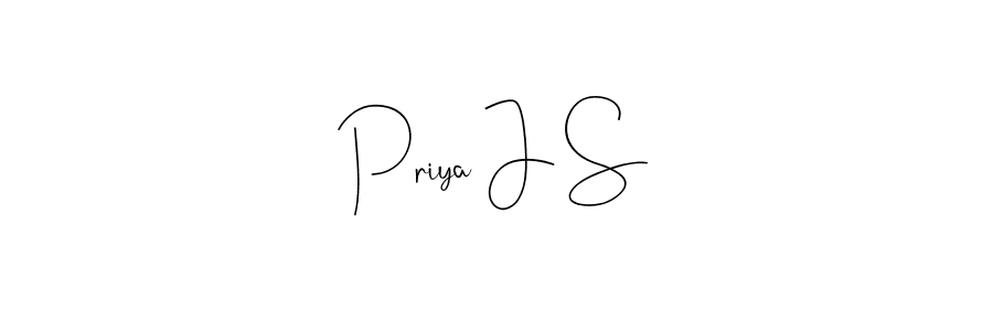 Once you've used our free online signature maker to create your best signature Andilay-7BmLP style, it's time to enjoy all of the benefits that Priya J S name signing documents. Priya J S signature style 4 images and pictures png