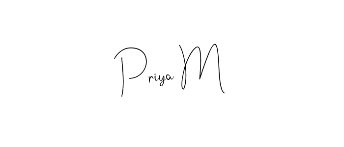 This is the best signature style for the Priya M name. Also you like these signature font (Andilay-7BmLP). Mix name signature. Priya M signature style 4 images and pictures png