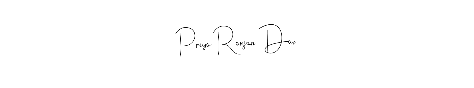 Create a beautiful signature design for name Priya Ranjan Das. With this signature (Andilay-7BmLP) fonts, you can make a handwritten signature for free. Priya Ranjan Das signature style 4 images and pictures png