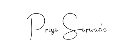 Here are the top professional signature styles for the name Priya Sarwade. These are the best autograph styles you can use for your name. Priya Sarwade signature style 4 images and pictures png