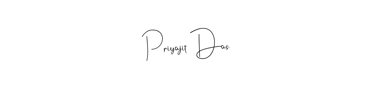 Design your own signature with our free online signature maker. With this signature software, you can create a handwritten (Andilay-7BmLP) signature for name Priyajit Das. Priyajit Das signature style 4 images and pictures png