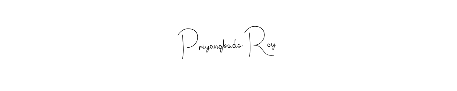 Design your own signature with our free online signature maker. With this signature software, you can create a handwritten (Andilay-7BmLP) signature for name Priyangbada Roy. Priyangbada Roy signature style 4 images and pictures png