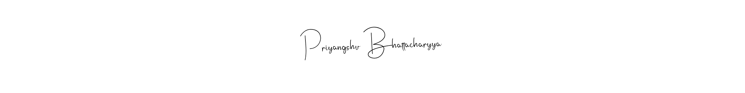 Make a beautiful signature design for name Priyangshu Bhattacharyya. With this signature (Andilay-7BmLP) style, you can create a handwritten signature for free. Priyangshu Bhattacharyya signature style 4 images and pictures png